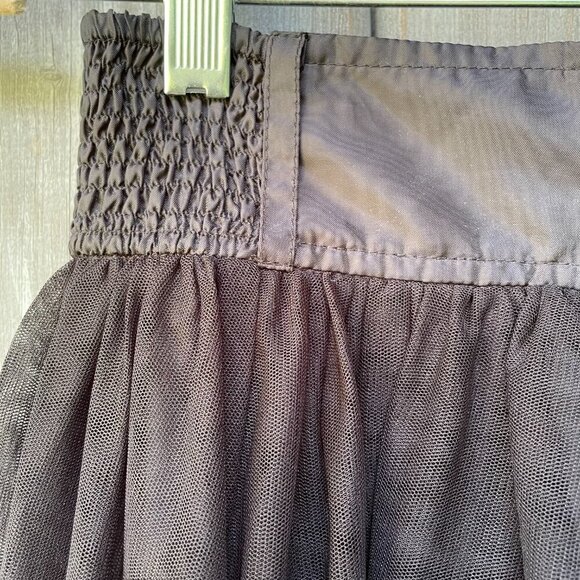 eShakti Formal Black A-Line Skirt Womens Size S/4 Whimsigoth Fairycore Ballet - Picture 6 of 12